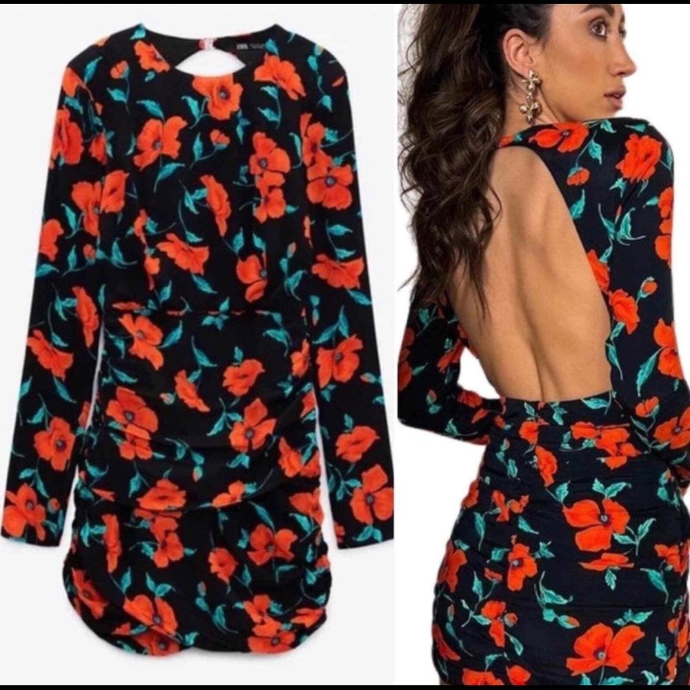 Zara Floral Mini Dress